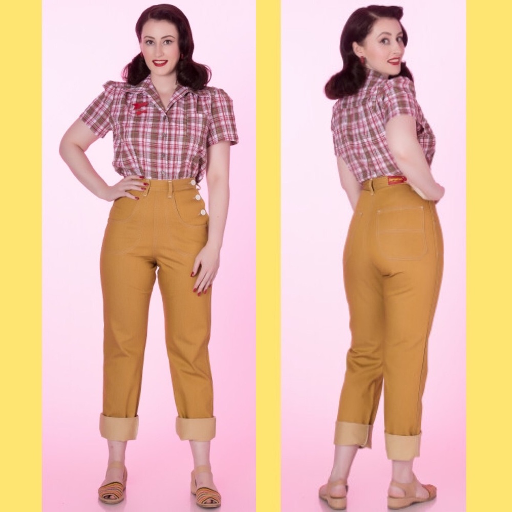 Freddie’s of Pinewood Button Jeans 28